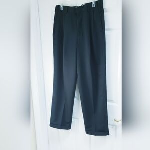 Farah Black Dress Pants Trousers 33
